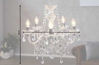 Eleganter Kronleuchter CRYSTAL 55cm klar Acryl 5-armig Lüster