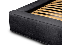 Designer Polsterbett Alma mit Stauraum