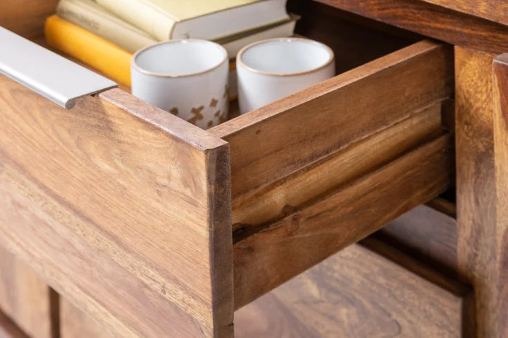 MAKASSAR Massives Sideboard 175cm Sheesham Kommode Palisander