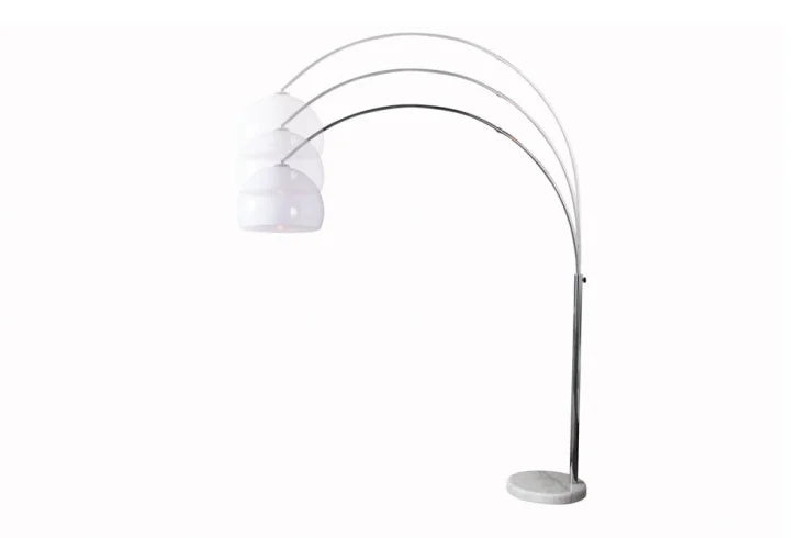 LOUNGE DEAL Ausziehbare Bogenlampe 175-205cm Marmorfuß Stehlampe