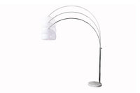 LOUNGE DEAL Ausziehbare Bogenlampe 175-205cm Marmorfuß Stehlampe
