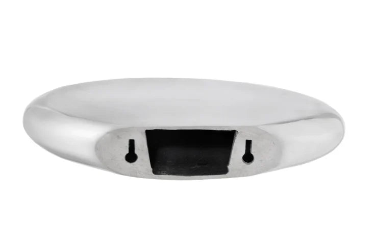 TEAR Modern design wall shelf 40cm silver aluminum