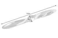 Authentische Wanddekoration SCREW II 110cm silber Flugzeug Propeller