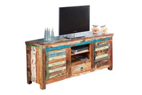 JAKARTA Unique TV board 150cm colorful recycled solid wood