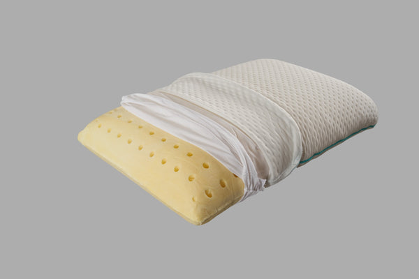 Neck support pillow ORTHOPEDIC ALOE VERA VISCOGEL PILLOW WHITE