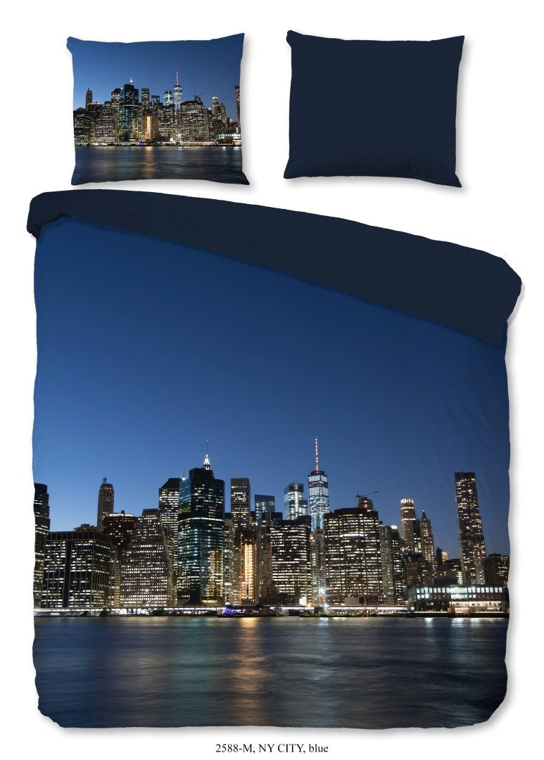 NY City Bettbezug mit Kissenbezug