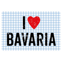Vinyl Teppich MATTEO I love Bavaria, rechteckig, Höhe: 2.2 mm