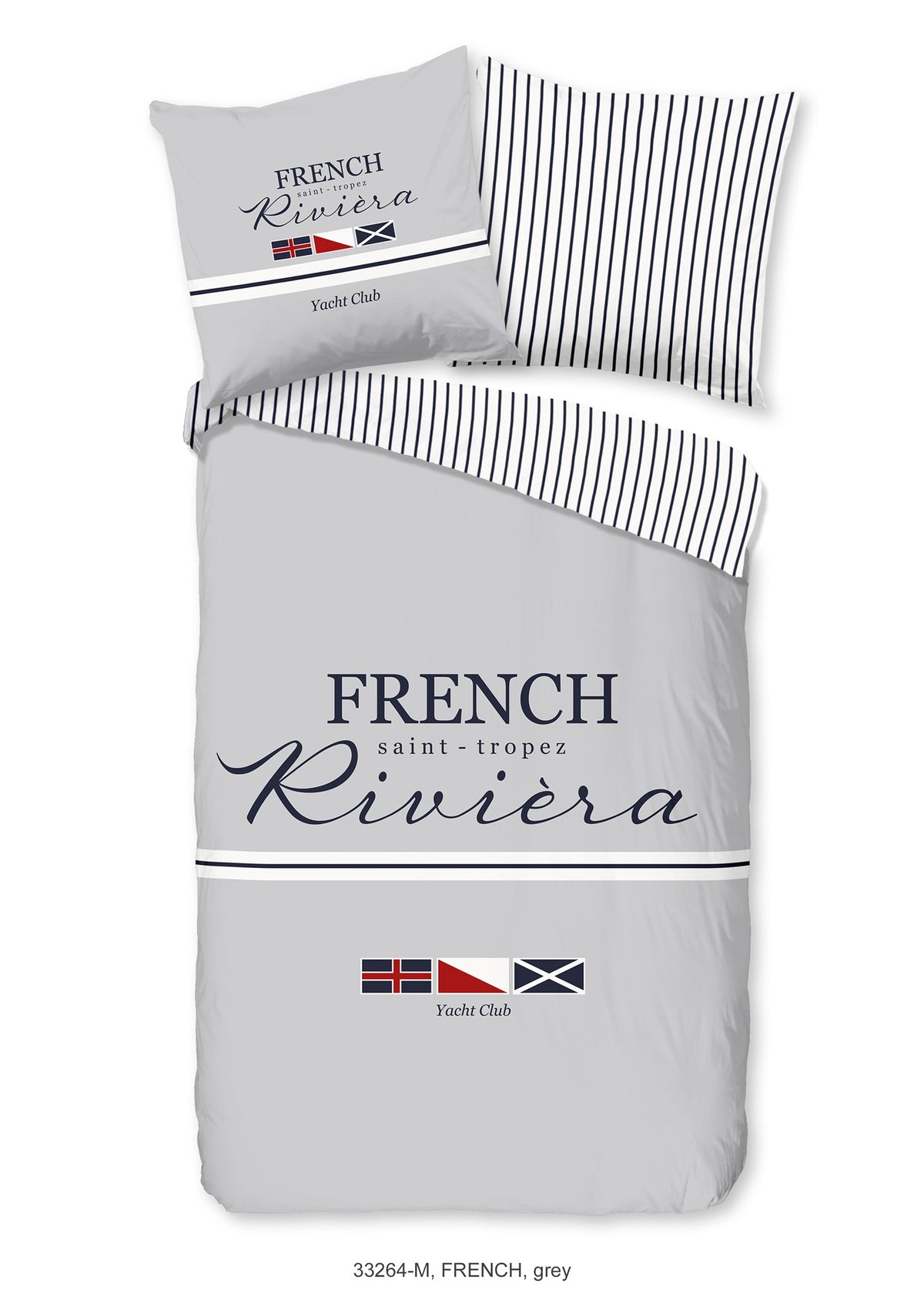 FRENCH Bettbezug mit Kissenbezug
