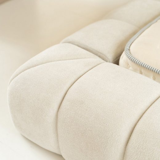 Sitheim-Europe upholstered bed Adore design bed incl. hybrid pocket mattresses 26 cm (1x bed frame, 2x slatted frames, 1x mattress)