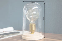 EDISON Industrial Tischlampe 22cm Glühbirne Tischleuchte