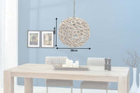 Handgearbeitete Hängeleuchte PURE NATURE I 40cm Treibholz Hängelampe