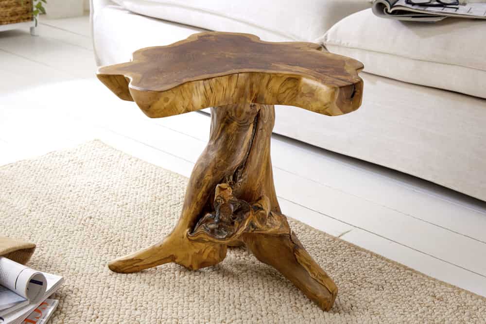 ARCHITECTURE Industrial coffee table 100cm oiled oak black frame