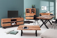 AMAZONAS Solid sideboard 150cm acacia metal tree edge