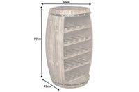 BODEGA Authentic wine rack 80cm natural pine wine barrel Shabby Chic