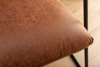 MUSTANG LOUNGER Retro lounge chair antique with decorative quilting
