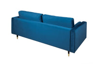 Design 3-Sitzer Sofa COZY VELVET 220cm Samt Federkern Lounge