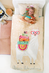 Little Monster Alpaca Adventure Bettwäsche-Set