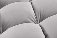 HEAVEN Large corner sofa 255cm gray linen fabric including cushions country house style