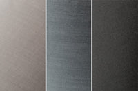 LEVELS Design Stehlampe 176cm schwarz grau mit 5 Leinenschirmen