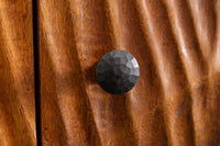 PURE Solid highboard 140cm Sheesham stone finish display case rosewood