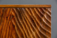 PURE Solid highboard 140cm Sheesham stone finish display case rosewood