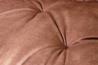MILANO Design Barhocker braun Samt Barstuhl mit Chesterfield Steppung