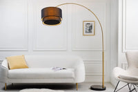 Extendable floor lamp LOUNGE DEAL 210cm metal marble base arc lamp