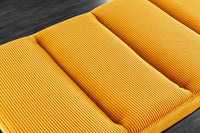 PETIT BEAUTÉ Design Sitzbank 80cm Cord schwarzes Gestell