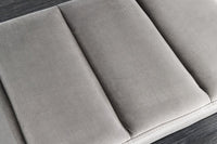 PETIT BEAUTÉ Design Sitzbank 80cm Cord schwarzes Gestell