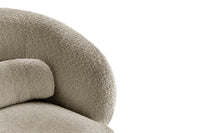 BOSSA NOVA Drehbarer Design Sessel 80cm Bouclé