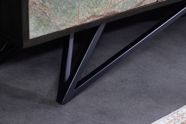 MOUNTAIN SOUL design TV board 200cm hanging/standing marble acacia wood