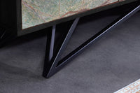 MOUNTAIN SOUL design TV board 200cm hanging/standing marble acacia wood