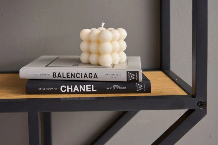 SLIM LINE design wall shelf 77cm natural black wild oak look industrial