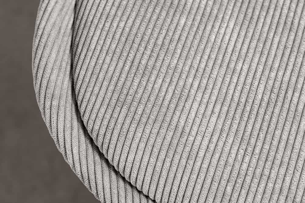 SCANDINAVIA MEISTERSTÜCK Design Stuhl Cord schwarz Metall-Gestell