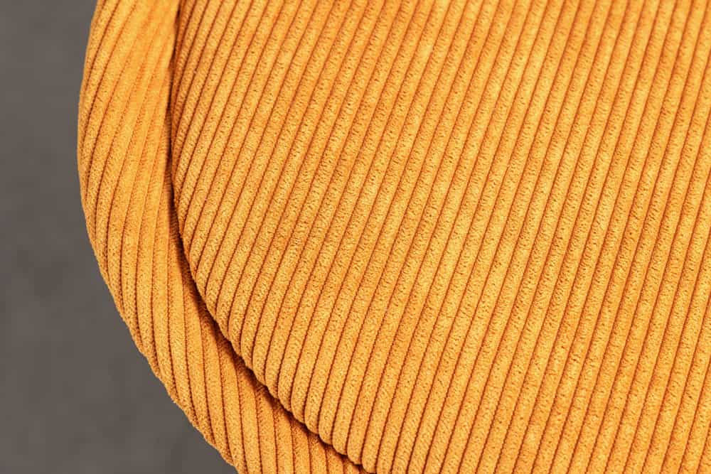 SCANDINAVIA MEISTERSTÜCK Design Stuhl Cord schwarz Metall-Gestell
