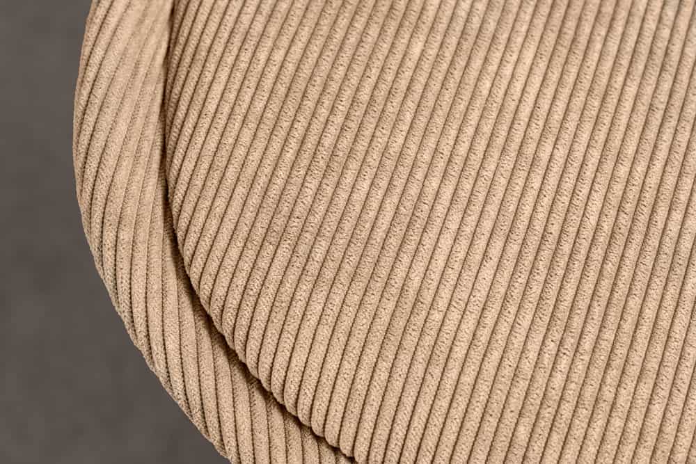 SCANDINAVIA MEISTERSTÜCK Design Stuhl Cord schwarz Metall-Gestell