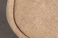 SCANDINAVIA MEISTERSTÜCK Design Stuhl Cord schwarz Metall-Gestell