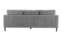 STOCKHOLM Retro Ecksofa 220cm Cord Federkern 3-Sitzer