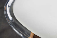 Design Stuhl SCANDINAVIA MEISTERSTÜCK transparent Kunststoff Buchenholz natur