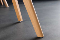 Design Stuhl SCANDINAVIA MEISTERSTÜCK transparent Kunststoff Buchenholz natur