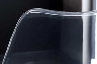 Design Stuhl SCANDINAVIA MEISTERSTÜCK transparent Kunststoff Buchenholz natur