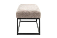 EUPHORIA design bench 160cm velvet retro style decorative quilting hairpin legs metal legs armrests