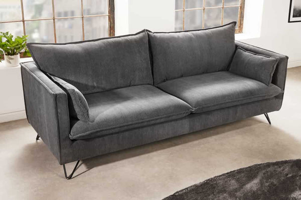 Chesterfield 2 seater sofa 150cm antique brown with button stitching and spring core