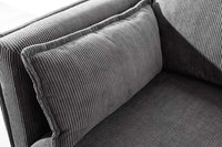 Chesterfield 2 seater sofa 150cm antique brown with button stitching and spring core