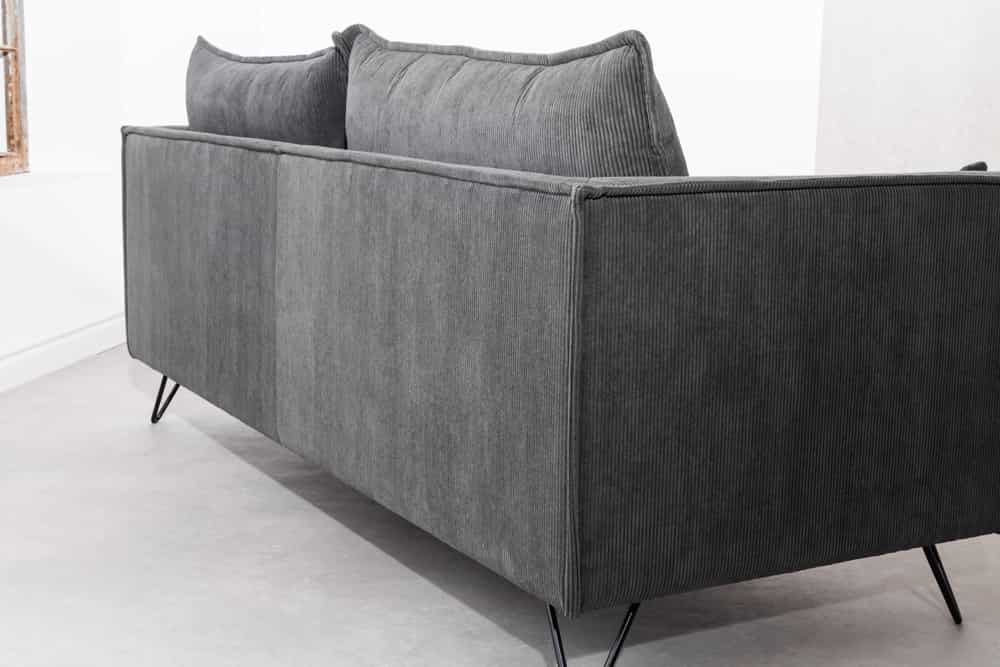 Chesterfield 2 seater sofa 150cm antique brown with button stitching and spring core