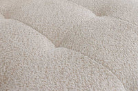 ROYAL Modernes Big Sofa 295cm champagner Bouclé Federkern XXL-Couch