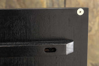 WAVE Design TV Board 160cm black mango solid wood