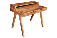 Massiver Sekretär MONSOON 100cm natur Akazienholz Schreibtisch
