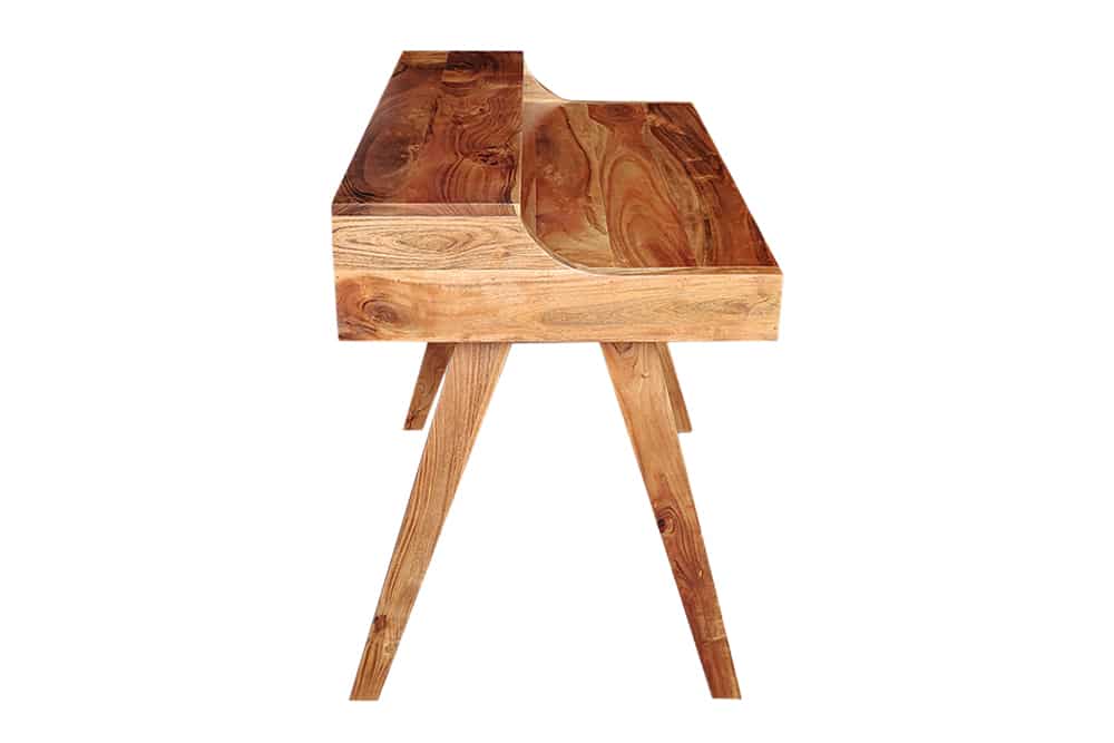 Massiver Sekretär MONSOON 100cm natur Akazienholz Schreibtisch