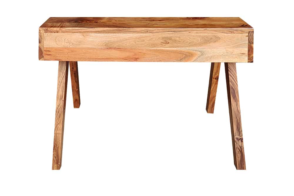 Massiver Sekretär MONSOON 100cm natur Akazienholz Schreibtisch